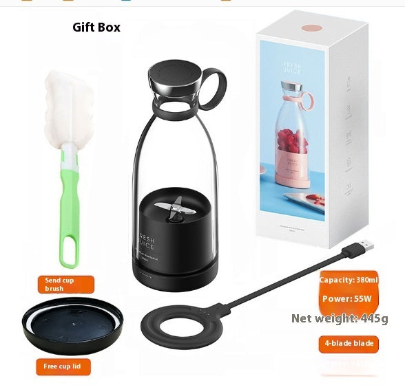 Hallmark 350ML Electric Juicer Blender Mixer USB Rechargeable Machine Household Portable Blender Maker Cup Kitchen Tool Kit